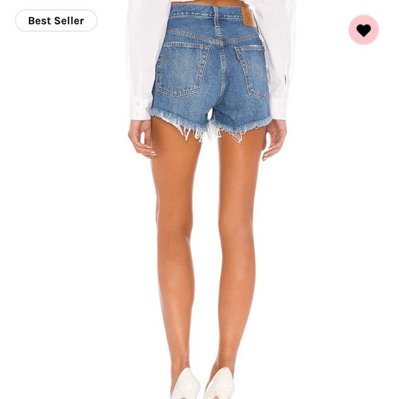 Levi’s 501 Original Short in Athens Mid Short - Picture 3 of 7